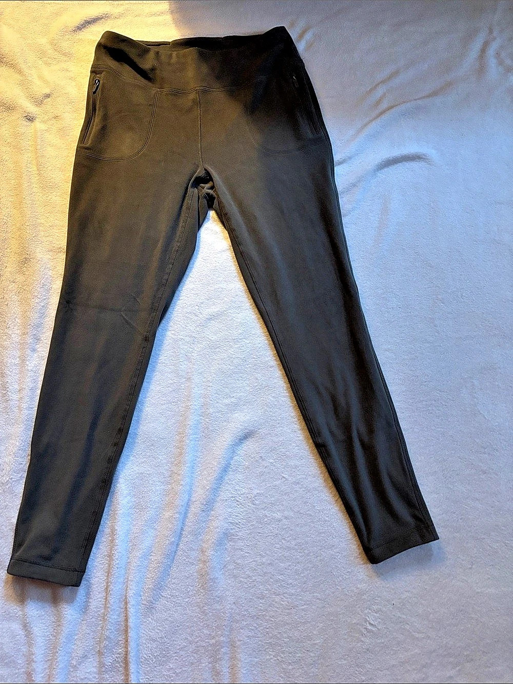 Gerry Dark Grey Fleece Leggings Size Large